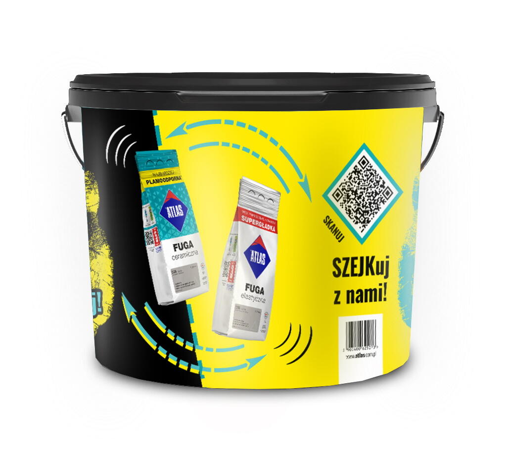 Wiadro 5 l na fugę shaker - 2