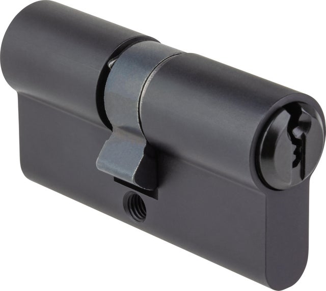Wkladka drzwiowa bębenkowa Łucznik E-8 30x30 mm czarny mat