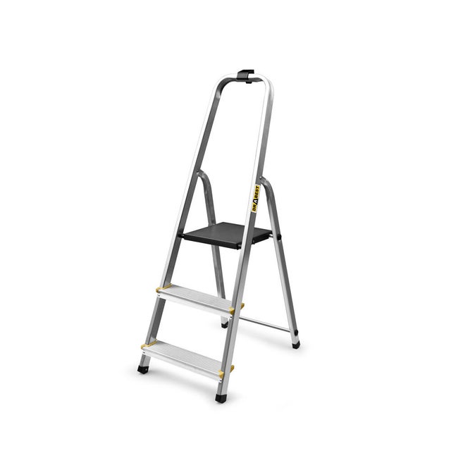 Drabina aluminiowa domowa 3 - stopniowa nośność 150 kg + haczyk gratis