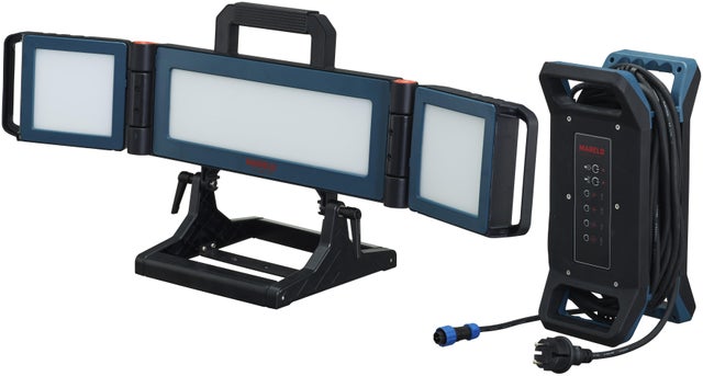 Lampa VAPOR 200W 20000lm 6500K IP54 aplikacja czujnik
