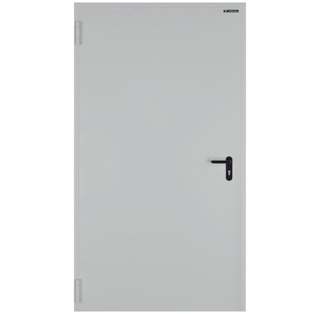 Drzwi techniczne Technical przeciwpożarowe EI30 80 lewe RAL 7035