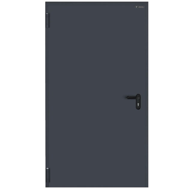 Drzwi techniczne Technical przeciwpożarowe EI30 80 lewe RAL 7016