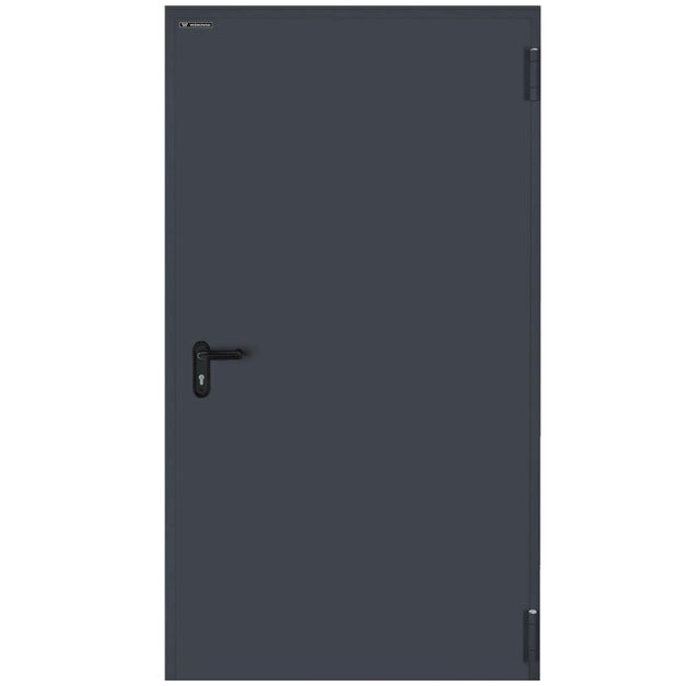 Drzwi techniczne Technical przeciwpożarowe EI30 90 prawe RAL 7016