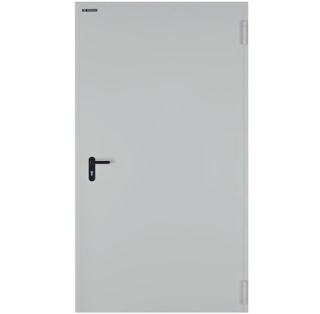 Drzwi techniczne Technical przeciwpożarowe EI30 100 prawe RAL 7035