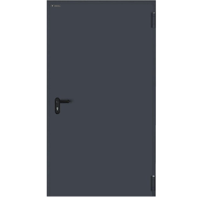 Drzwi techniczne Technical przeciwpożarowe EI30 100 prawe RAL 7016