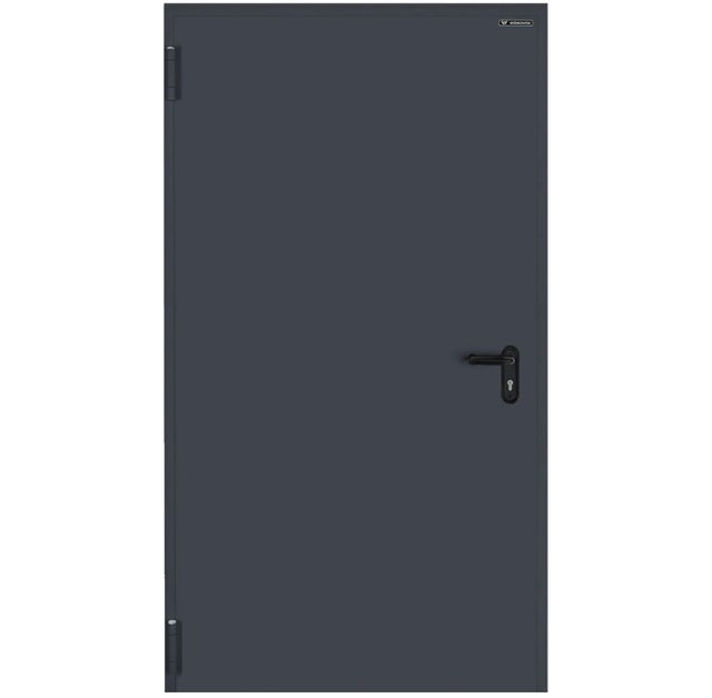 Drzwi techniczne Technical przeciwpożarowe EI30 100 lewe RAL 7016