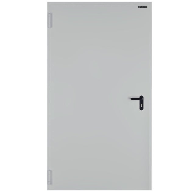 Drzwi techniczne Technical przeciwpożarowe EI60 80 lewe RAL 7035