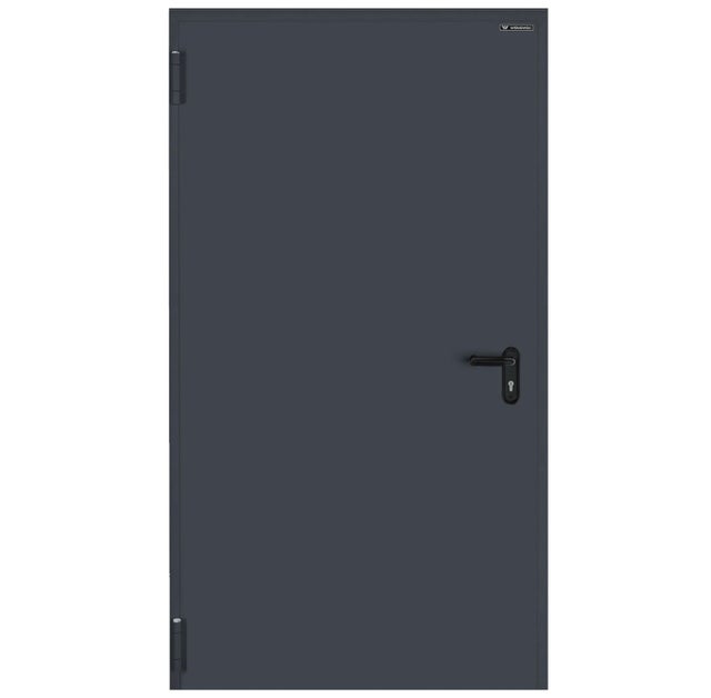 Drzwi techniczne Technical przeciwpożarowe EI60 80 lewe RAL 7016