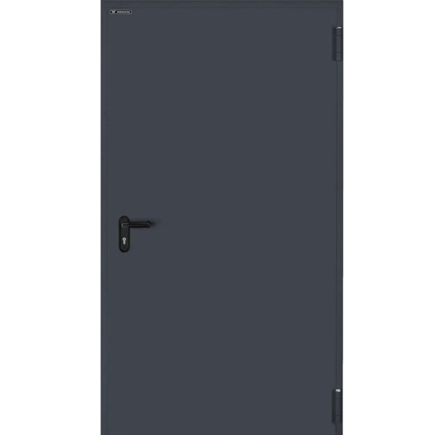 Drzwi techniczne Technical przeciwpożarowe EI60 90 prawe RAL 7016