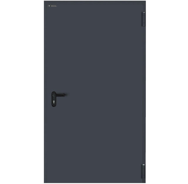 Drzwi techniczne Technical przeciwpożarowe EI60 100 prawe RAL 7016