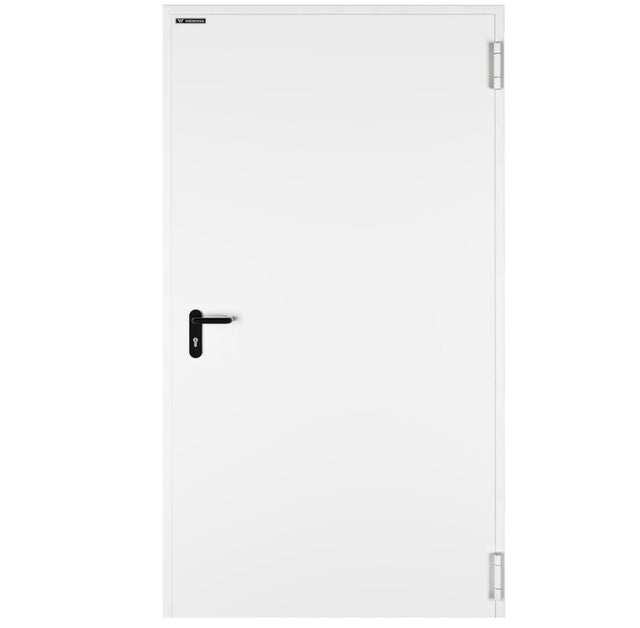 Drzwi techniczne Technical przeciwpożarowe EI60 100 prawe RAL 9016