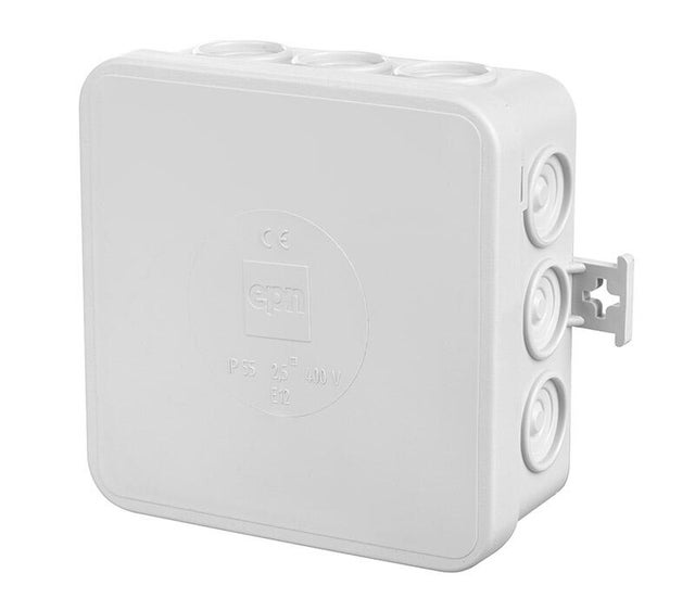 Puszka natynkowa E12 szara IP55