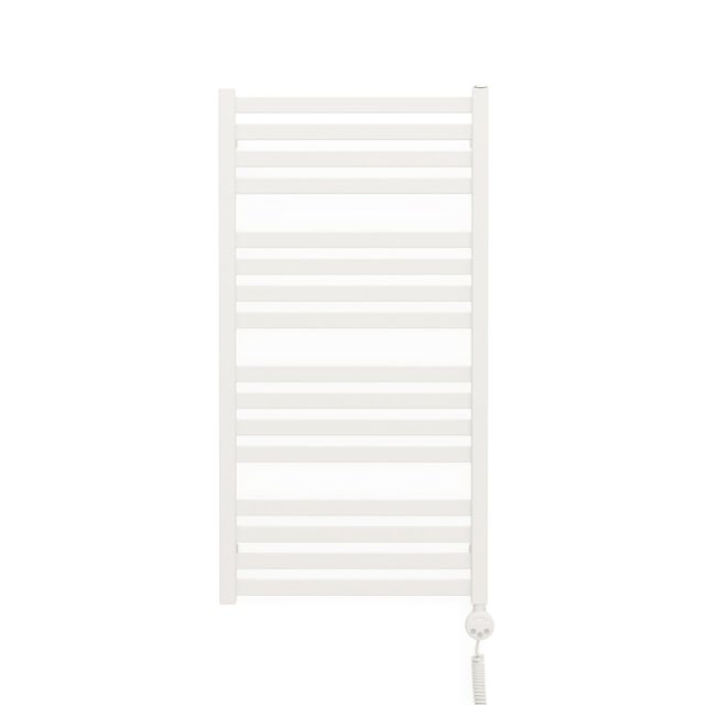 Grzejnik łazienkowy elektryczny Rytmic 96x50 cm, 400 W, biały