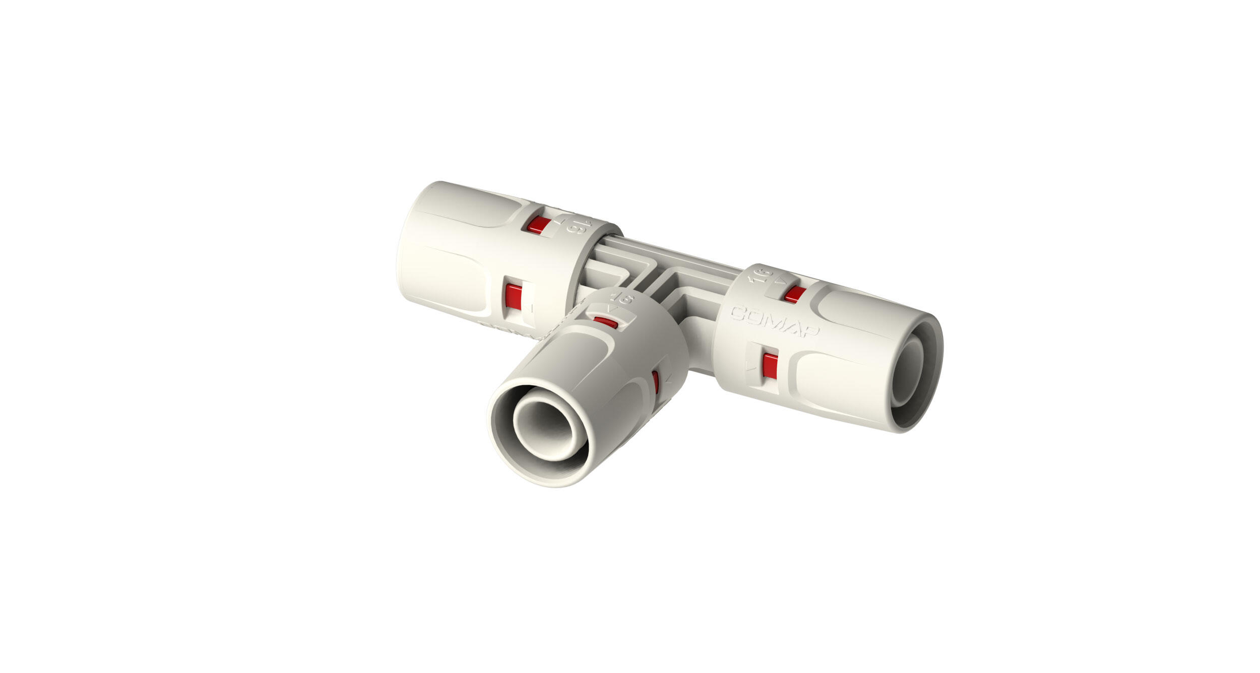Comap trójnik równoprzelotowy 16x2 mm Push Fit