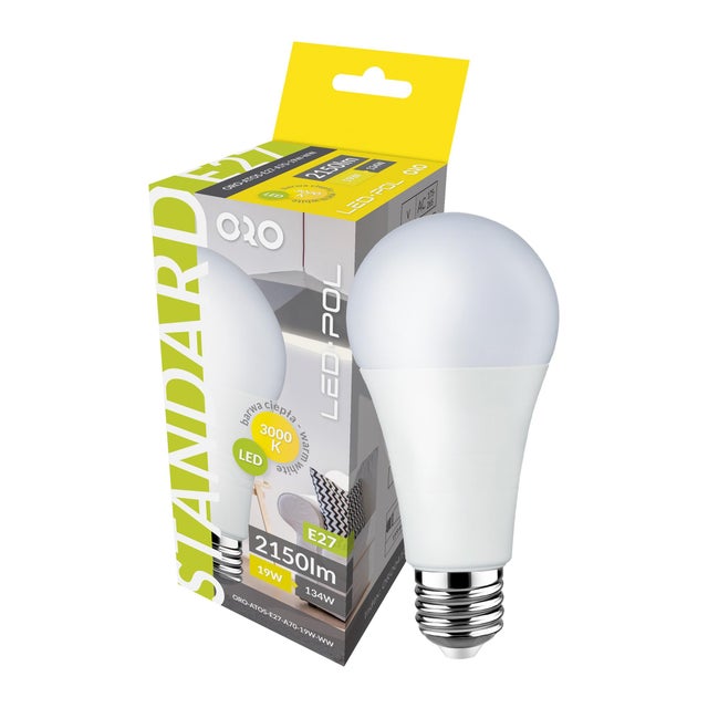 Żarówka LED E27 A60 19W 2200lm 3000K