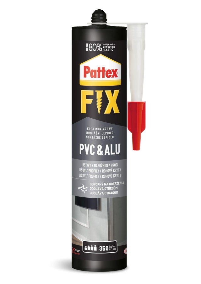 Klej montażowy Pattex Fix PVC & Alu 440g