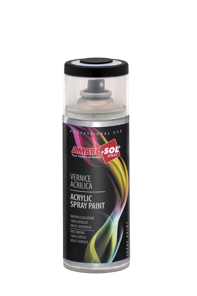 Spray Lakier akrylowy Ambro-Sol czarny połysk RAL9005 400ml