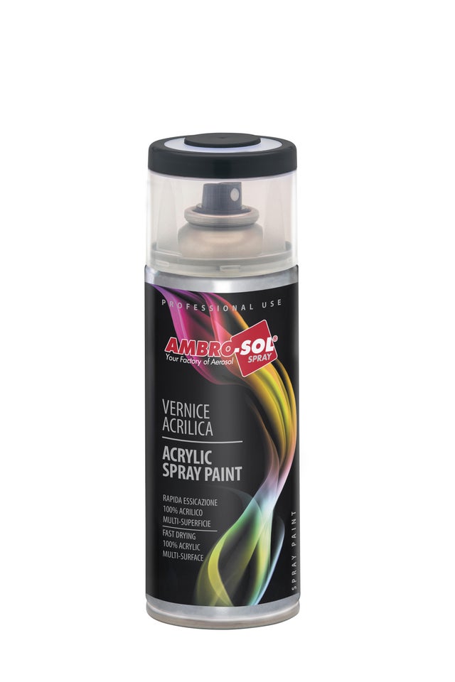 Spray Lakier akrylowy Ambro-Sol czarny mat RAL9005 400ml