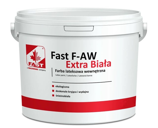 Farba lateksowa Fast biała 4l