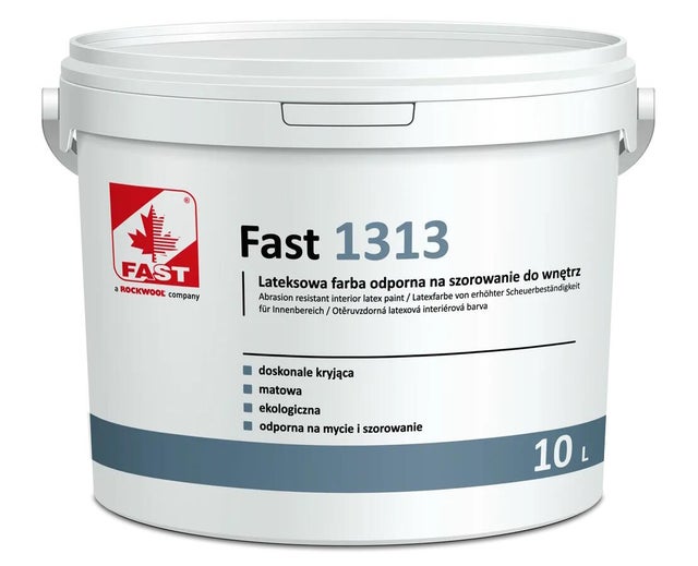 Farba emulsyjna Fast 1313  biała 10l