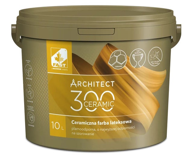 Farba lateksowa matowa Fast Architect 300 10l 