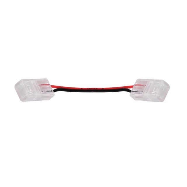Złącze kątowe do taśm LED COB 8mm 2 pin dwustronne 12 24V DC 3A