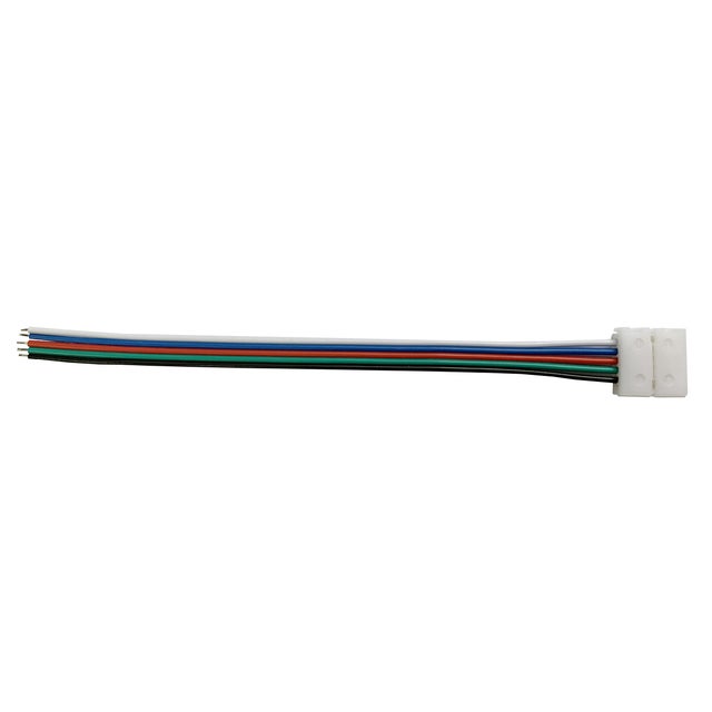 Złącze zasilające do taśm LED RGBW 12mm 5 pin jednostronne 12 24V DC 3A
