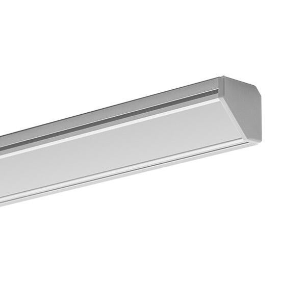 Zestaw profil aluminiowy kątowy do taśm LED 8-10mm anodowany czarny 2m  16x16mm