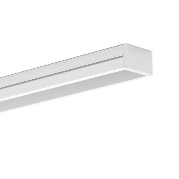Zestaw profil aluminiowy szeroki natynkowy do taśm LED 8-10mm lakierowany biały 2m  12x19mm