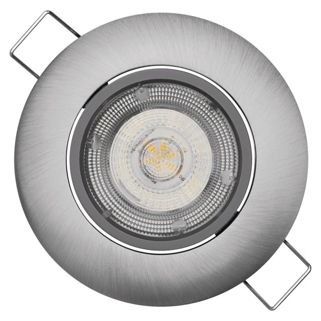 Oczko LED okrągłe 5W 450Lm 3000K IP20 kolor nikiel