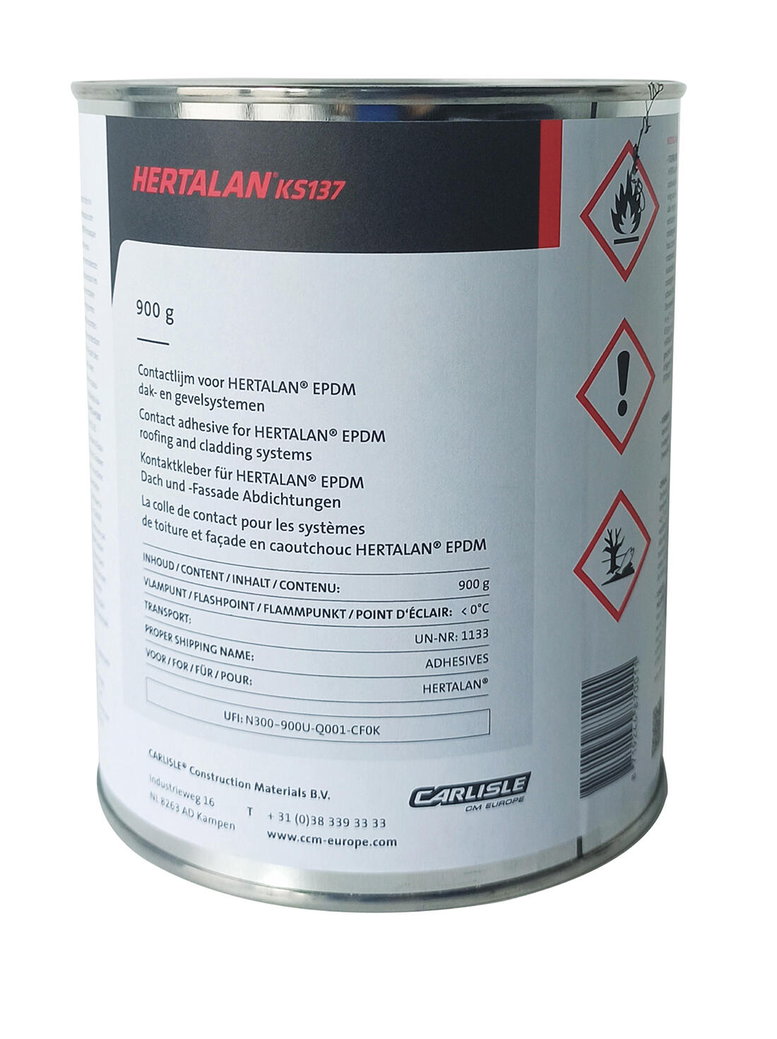 Klej do membrany EPDM Renoplast Hertalan KS137  0,9 kg