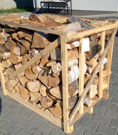 Drewno opałowe suszone Mix drewno liściaste paleta
