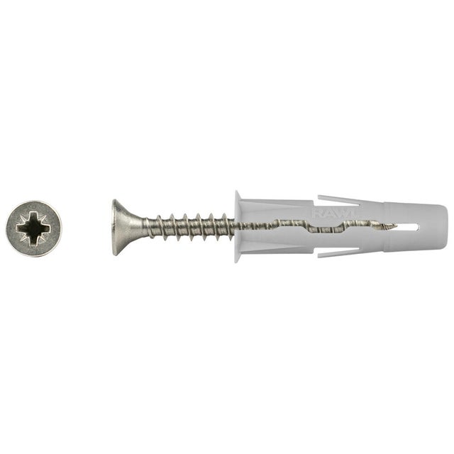 Kołek rozporowy uniwersalnyUNO fi 10 z wkrętem 6.0x50 mm (100 szt.)