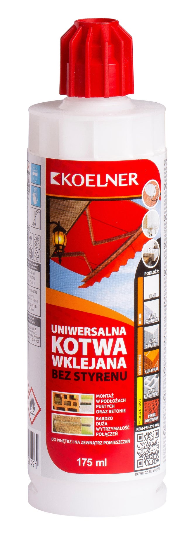 Kotwa chemiczna wklejana 175 ml