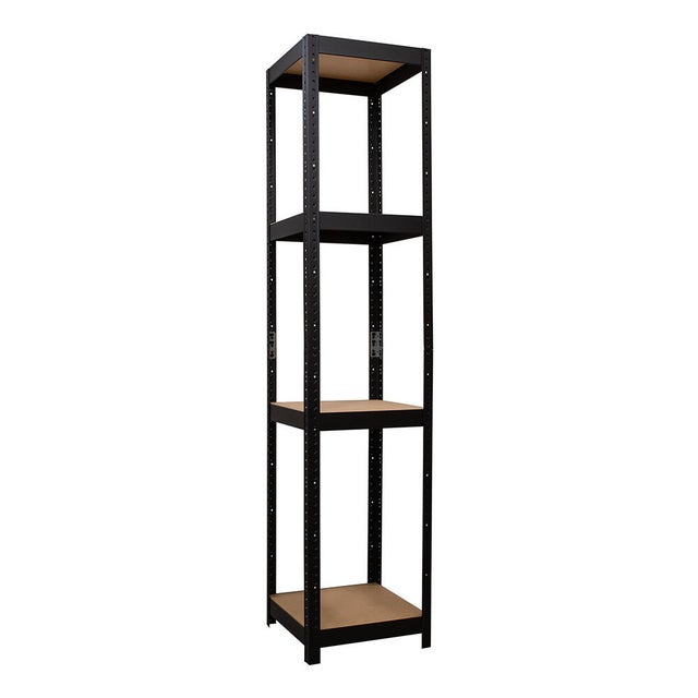 Regał magazynowy wym. 179x40x40 cm, 4 półki, nośność 175 kg 