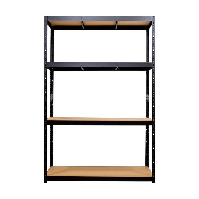 Regał magazynowy Nero wym. 179x120x40 cm, 4 półki, nośność 175 kg 