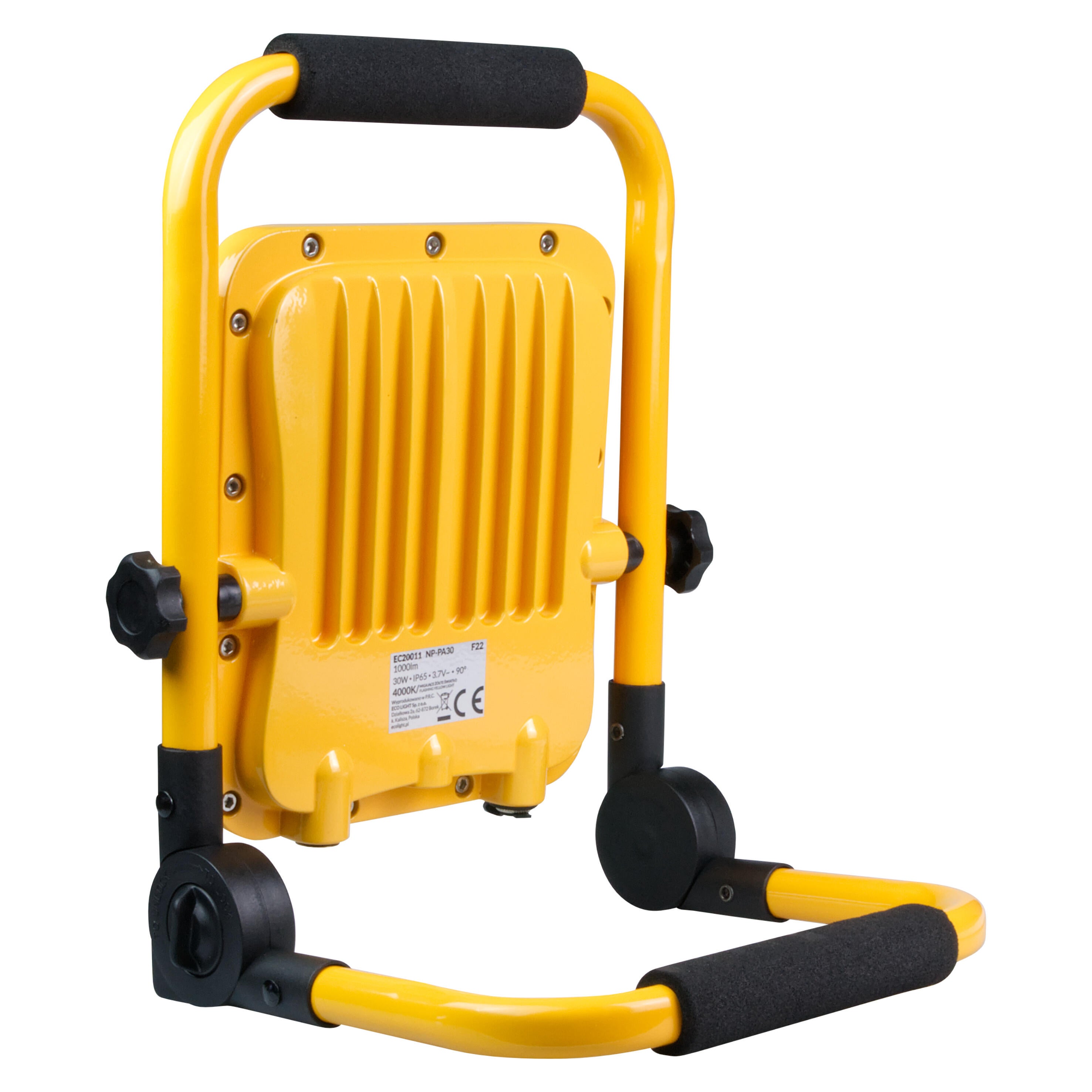 Naświetlacz akumulatorowy ładowalny 30W 1000Lm 4000K IP65  - 3