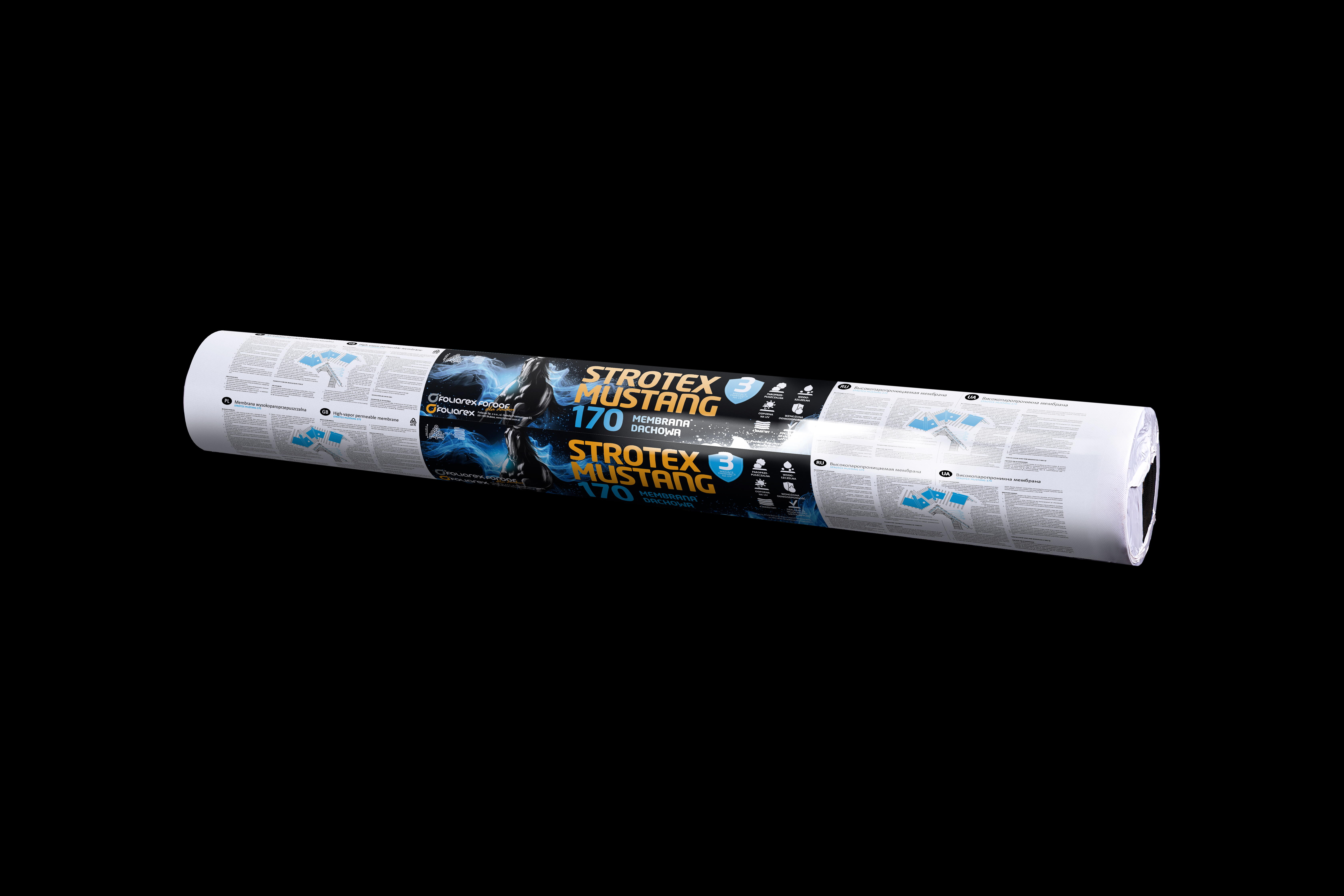 Membrana dachowa 170 g/m2 wysokoparoprzepuszczalna 1.5x50 mb - 2