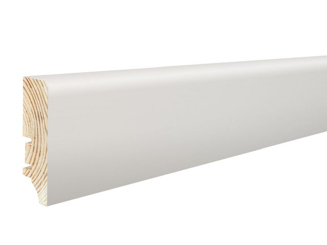 Listwa przypodłogowa folia P6P 2200x60x16 mm biała