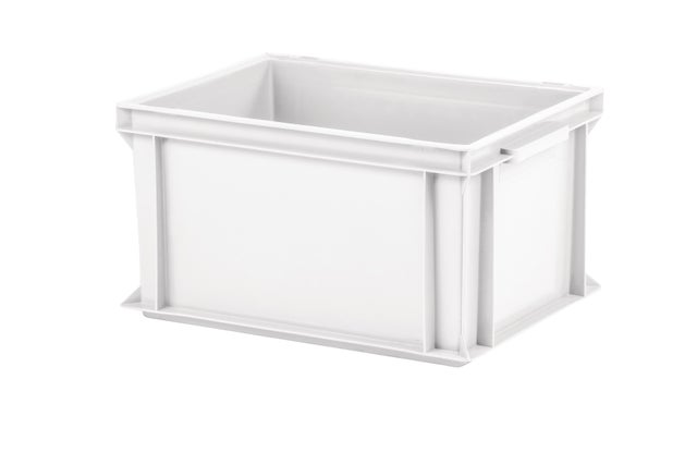 Cesta in polipropilene PAVONI Europa bianco P 30 x L 40 x H 22 cm
