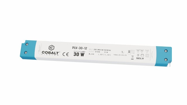 Zasilacz LED CobaltElectro PLV 12V 30W IP20 
