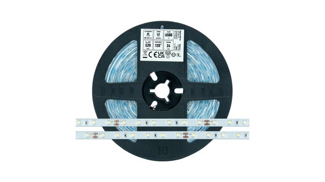 Taśma 300 LED 2835 SMD 24V CW RA80 IP65HS