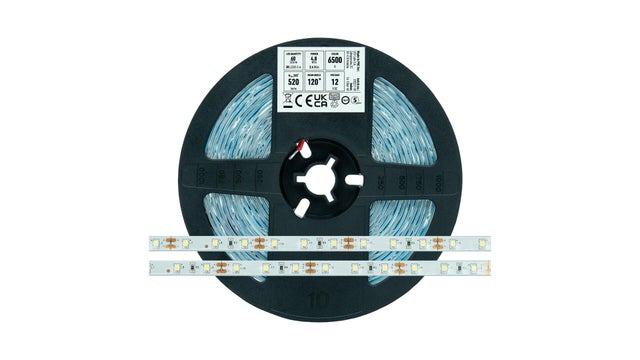 Taśma 300 LED 2835 SMD 12V CW RA80 IP65HS