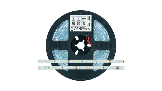 Taśma 300 LED 2835 SMD 24V WW RA80 IP65HS