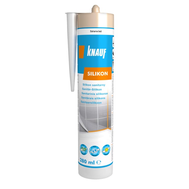 Silikon sanitarny Knauf bahama beż 280 ml
