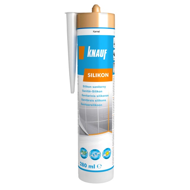 Silikon sanitarny Knauf karmel 280 ml