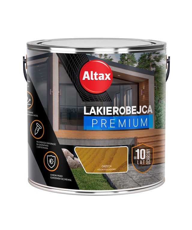 Altax Lakierobejca Premium 10 lat orzech 2,5l