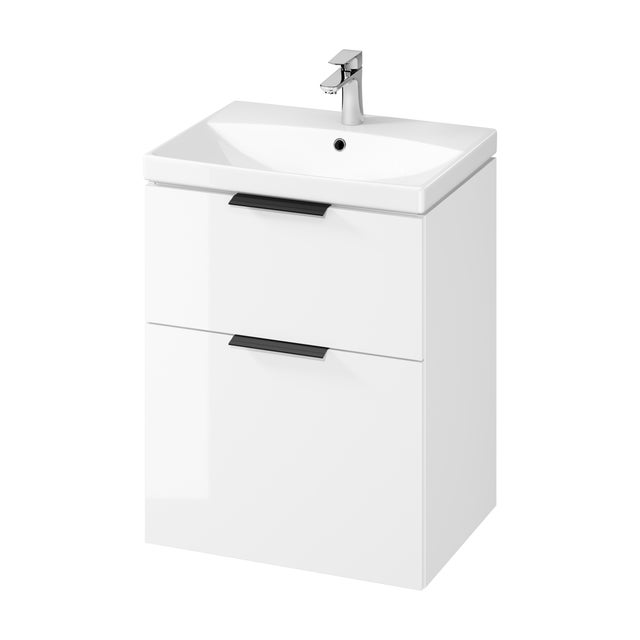 Zestaw szafka z umywalką Cersanit City 60 x 77.5 x 45 cm biały