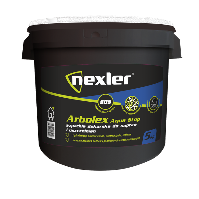 Szpachla dekarska Nexler Arbolex Aqua Stop 5 kg