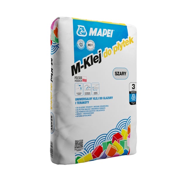 Zaprawa klejowa M-KLEJ do płytek 22.5 kg